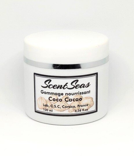 gommage cacao fleur sucre scentseas