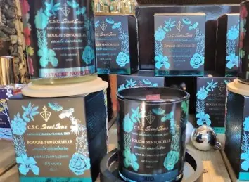 bougie de massage meche en bois les premiers en france scentseas createur senteur canistrelli